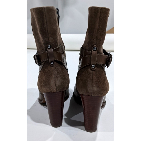 Kacia Garnet Clarks Taupe Leather boots - Picture 7 of 9